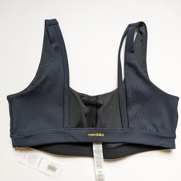 Manduka Presence Bra in Dark Sapphire, size L. NWT - Picture 4 of 8